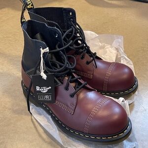 Dr. Martens x MM6 Maison Margiela 1460 Twisted & Reimagined Steel-Toe Trunk Boot